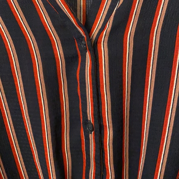 Anthropologie Striped Pleione Blouse - Picture 3 of 8